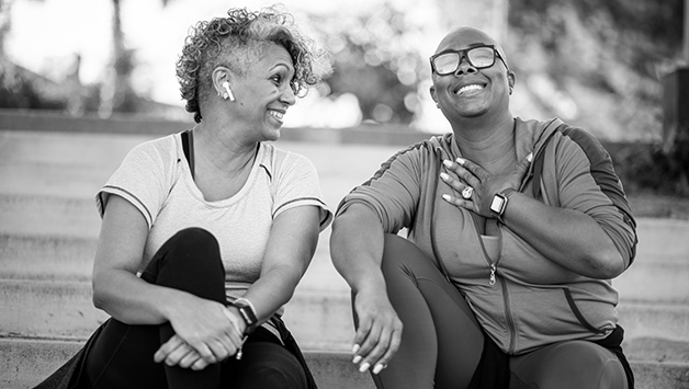 senior ladies laughing